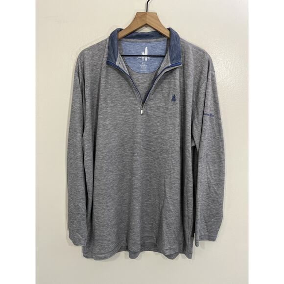 Johnnie-O Sweatshirt XL Randall Preppy Performance Athleisure Golf Normcore Zip - Picture 1 of 12
